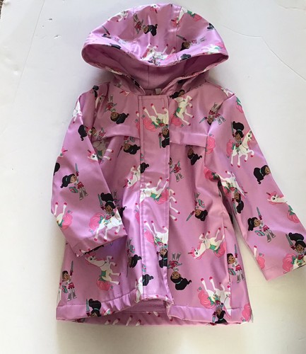 Girls pink waterproof rain coat jacket size 1 1/2 x 2 yrs old - 第 12/12 張圖片