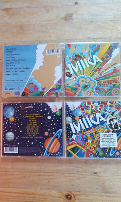 2 x MIKA : LIFE IN CARTOON MOTION & THE BOY WHO KNEW TOO MUCH - CDs - JEWELCASES