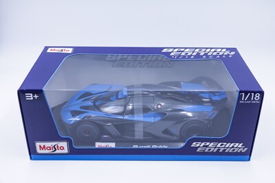 Maisto 1:18 - Bugatti Bolide - Blue & Black