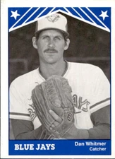 1983 Knoxville Blue Jays TCMA 9 Dan Whitmer Redlands California CA Baseball Card