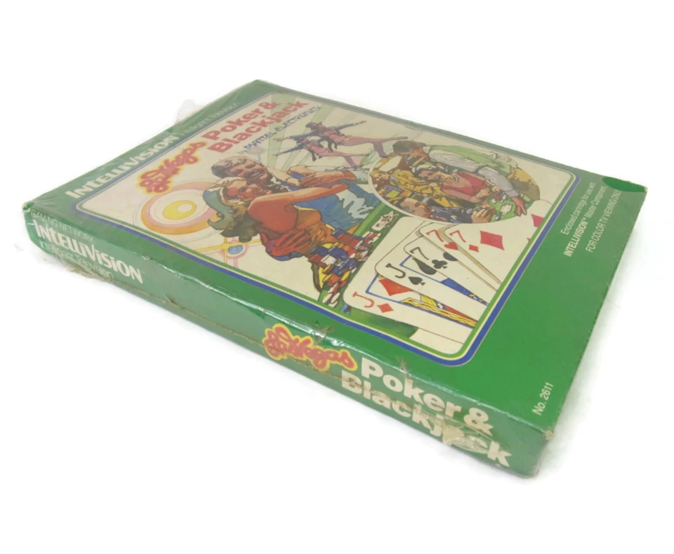 Las Vegas Poker & Blackjack Intellivision Game CIB FACTORY SEALED (SEE PHOTOS) - Image 4 of 4