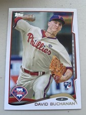 David Buchanan  Rookie US 281 2014  Topps Update Series  Philadelphia Phillies