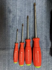 PB Swiss Tools PB 8242.CBB SwissGrip Screwdriver Set, Phillips, 4 pcs