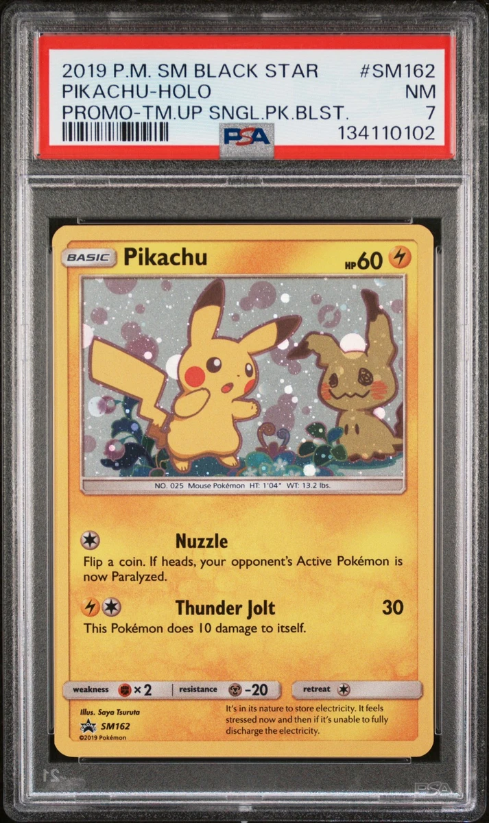Pokémon TCG Grade 7 Pikachu Individual Collectible Card Game Cards