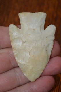 Classic Burlington Chert Archaic Hardin Fulton Co Illinois 2.5 x 1.5/8 Wayland