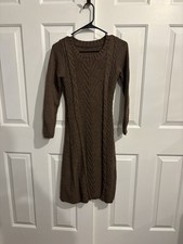 Brown Sweater Dress