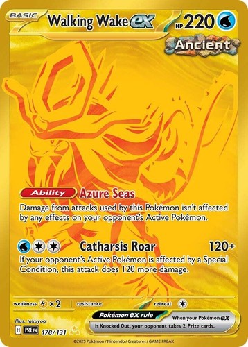 Holofoil Walking Wake ex - 178/131 - NM - SV: Prismatic Evolutions