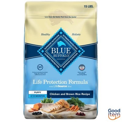 Blue Buffalo Life Protection Formula Natural Puppy Dry Dog Food - 15lbs