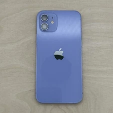 iPhone 12 Purple Back Housing Frame Replacement Original OEM Apple Very Good Con