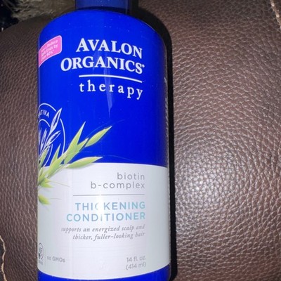 Avalon Organics Therapy Biotin B-Complex Thickening Conditioner No GMOs 14 fl oz