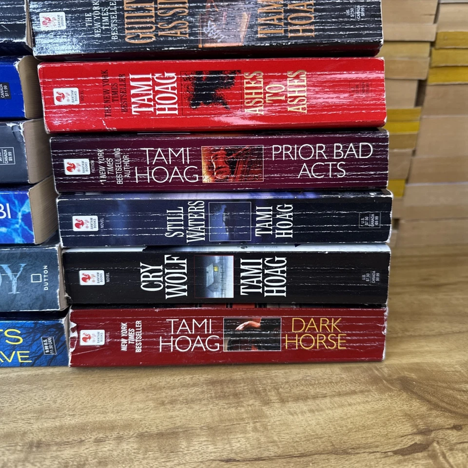 Лот из 14 книг TAMI HOAG в мягкой обложке Thin Dark Line Prior Bad Acts Cry Wolf Dark Horse - Изображение 4 из 4