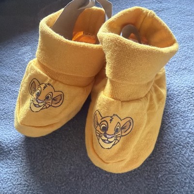 Disney Simba  Der König der Löwen  Baby Hausschuhe / Booties   Gelb   19/22,NEU