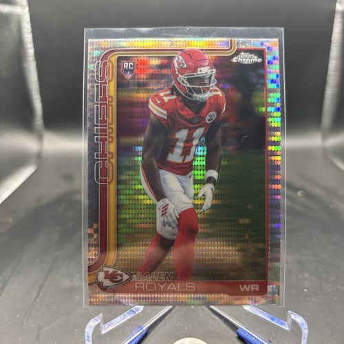 2025 Topps Chrome Jaylen Royals RC Pulsar Refractor Rookie Kansas City Chiefs