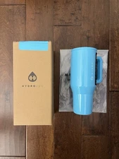 Hydrojug Shiny Neon Wave Blue Traveler 40oz Limited Bottle Cup New Rare IN HAND