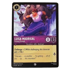 Encanto Disney Lorcana Card Luisa Madrigal Pushing Through 62/204 NM