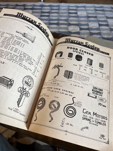 VINTAGE 1947 MURRAY SENTON LOCKS LOCKSMITH SAFE SALES CATALOG MANUAL SUPPLIES - Picture 17 of 20