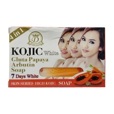 Kojic Gluta Papaya Arbutin Whitening Soap
