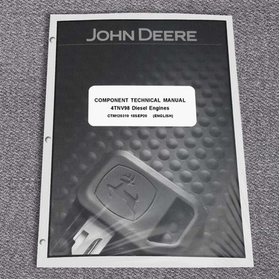 John Deere 4TNV98C, 4TNV98CT Engine Technical Service Repair Manual - CTM120319