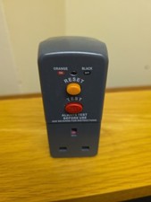 Masterplug Safety Socket - RCD Plug & Adaptor - Grey 13A - BRAND NEW 