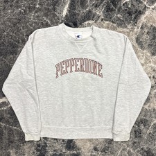 Vintage Pepperdine University Sweatshirt Mens Large 90s Y2K Champion Crewneck
