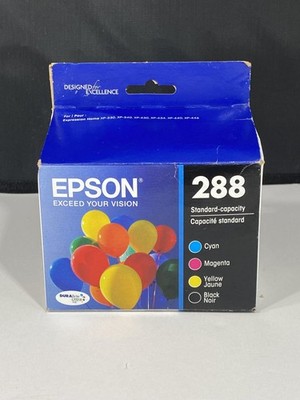 Epson 288 Ink Cartridge Set for XP-330 XP-340 XP-430 XP-446 Printer Genuine New