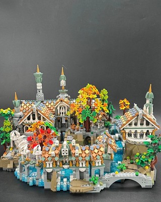 NEW 4406 PCS Lord of The Rings Rivendell Custom MOC Building Block Set