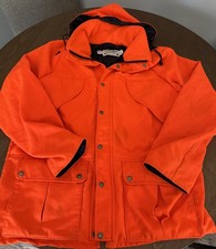 CABELA'S GORE-TEX Thinsulate Orange Hunting Jacket Men's Large USA MADE VTG