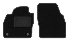 Fußmatten Automatten Vorne Velours Schwarz für Seat Ibiza V 2017-