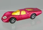 Vintage 1969 Matchbox Lesney Superfast No.45 Diecast Magenta Red Ford Group 6 C6