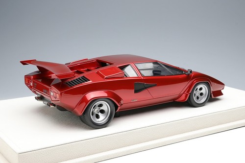 Make Up EML086A 1/18 Lamborghini Countach LP5000S 1982 w/ Rear Wing Red EIDOLON - Picture 5 of 9
