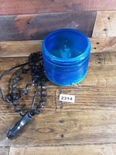 Blue Strobe Plug In Dc Powered Blue Light Works 7 Cord Magnetic Base Police