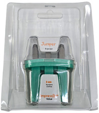 ImpressArt Juniper 9 Piece 3mm Number Metal Stamp Set Storage Case New