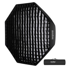 Godox FW95 37 inch/95cm Octagon Softbox Reflector with Honeycomb Grid and Bag...
