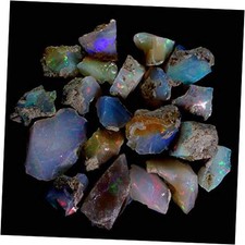 150.17cts 100 Natural Play of Color Ethiopian FIRE Opal Rough LOT Gemstone