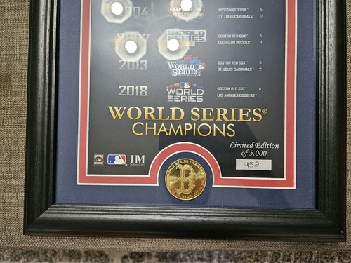 MLB Boston Red Sox Highland World Series Legacy Coin Photo Mint 452/5000 - Picture 4 of 4