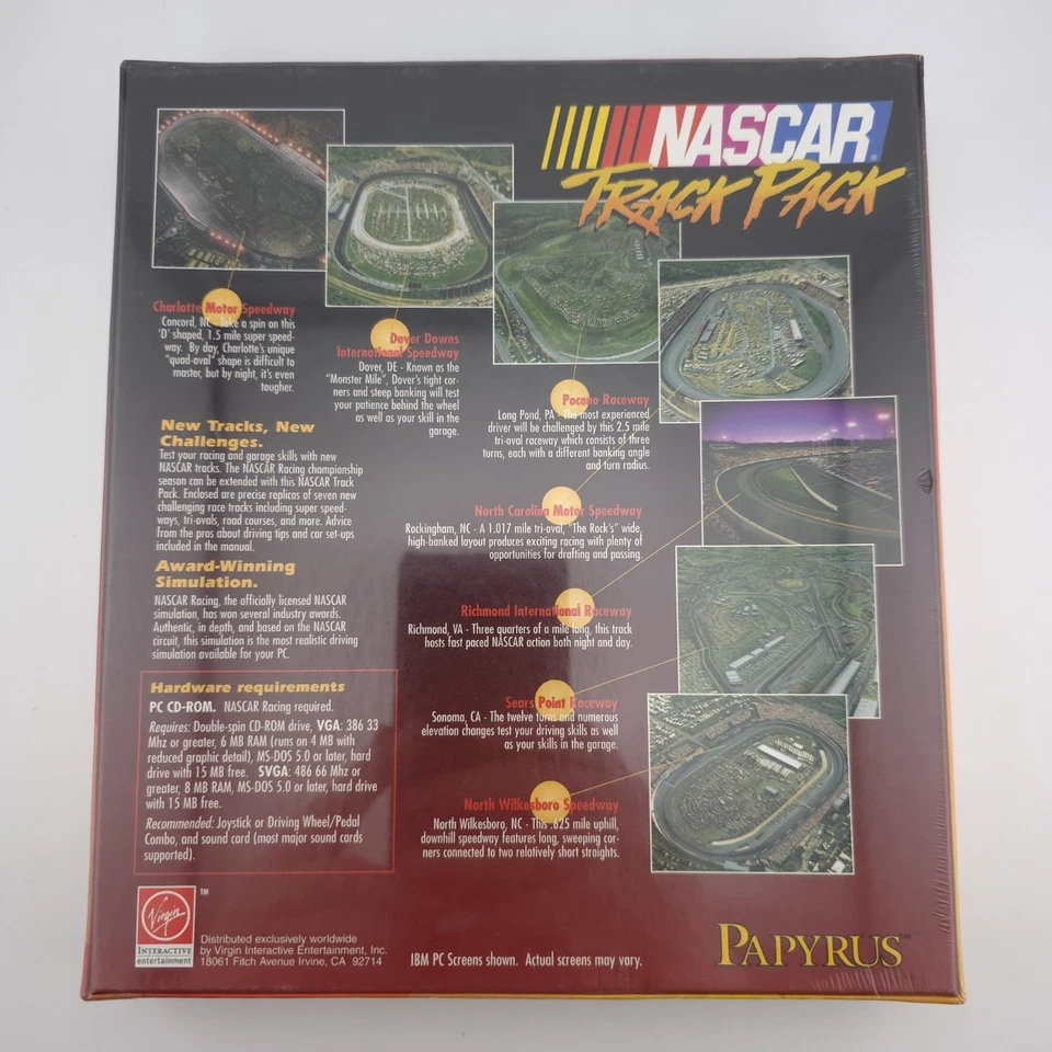 NASCAR: Track Pack, 1995, Big Box, New & Sealed - Image 3 of 4