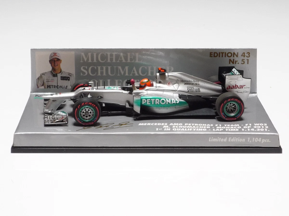 MINICHAMPS Michael Schumacher Mercedes GP Diecast Racing Cars for