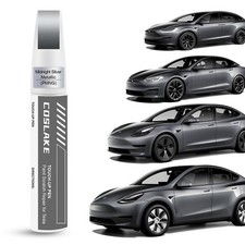COSLAKE Car Touch Up PaintMidnight Silver MetallicPMNG for Tesla Model Y/3/S/...
