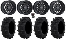 Raceline Omega 15" Wheels Satin Black 30" Mud XC Tires RZR XP 1000 / PRO XP
