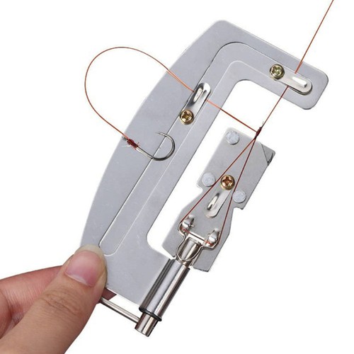 2 Stück Haken binden Fisch Knoten Bindewerkzeug Angelzubehör Knüpfen - Bild 4 von 12