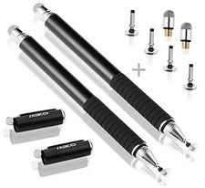 Universal Stylus, 2 in 1 Precision Series Disc Stylus Touch Black/Black