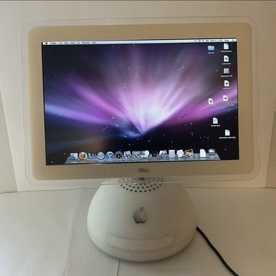 Apple iMac G4 White All-in-One Desktop PowerPC G4 1.25GHz 1GB Mac OS X 10.5.8