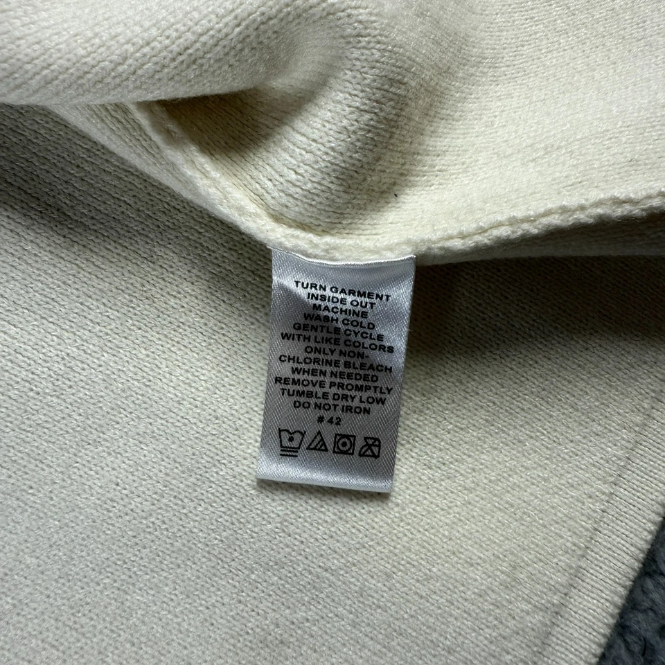 Cárdigan Hampshire Studio Blanco Mujer XL Piel Sintética Coqueta Dollette Silencioso Lujo Foto 4 de 4