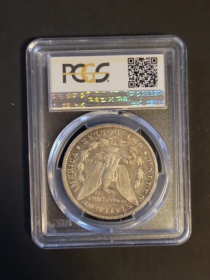 1882-CC VF30 Morgan Dollar, PCGS 33288370 - Image 2 of 4