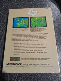 NEW SEALED INTELLIVISION INTELLIVOICE B-17 BOMBER  EXCELLENT SHAPE 