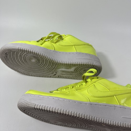 Nike Air Force 1 LV8 UV Reactive Volt, UNISEX A02286-700 US taglia 7 anni - Foto 10 di 14