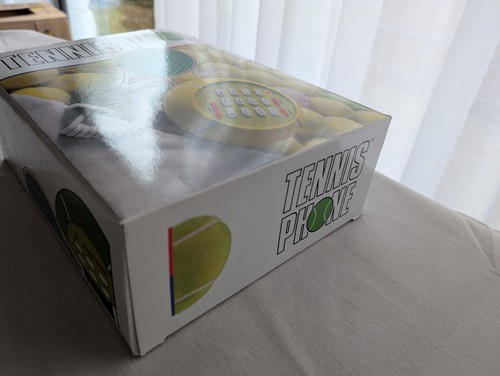 Vintage Tennis Phone Nos 1988 Never Been Used New - Afbeelding 3 van 11