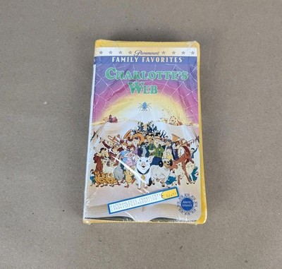 Vintage 1996 NEW Charlotte's Web VHS Paramount Family Favorites Clamshell SEALED