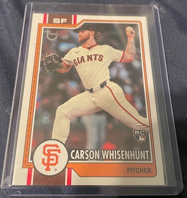2026 Topps Series 1 - Carson Whisenhunt #184 Vintage Stock /99 (RC)
