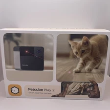 Petcube Play 2 Wi-Fi Pet Camera with Laser, 1080P HD Video, 2-Way Audio NEW